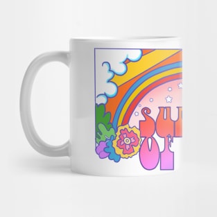 Summer Of Love Rainbow Pop Paradise Mug